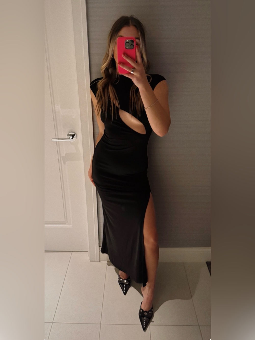 Peppermayo Black Bodycon Dress